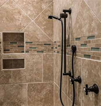 Black shower Valves and Spray Handle - Thonotosassa plumbers