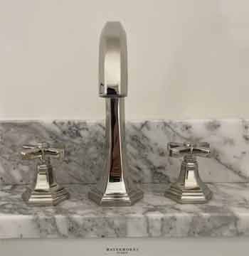 Chrome Two Handle Bathroom Lavatory Faucet