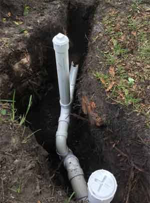 4" PVC Sewer line replacement