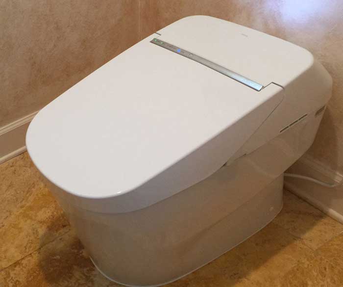 Modern Tot Neorest Toilet Installation by EVERYDAYPLUMBER.com