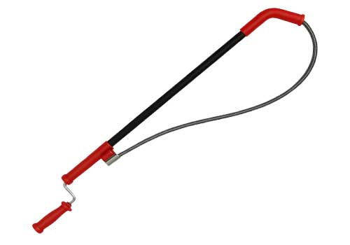 Hand Held Red Toilet Auger