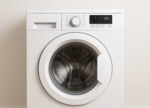 White washing machine