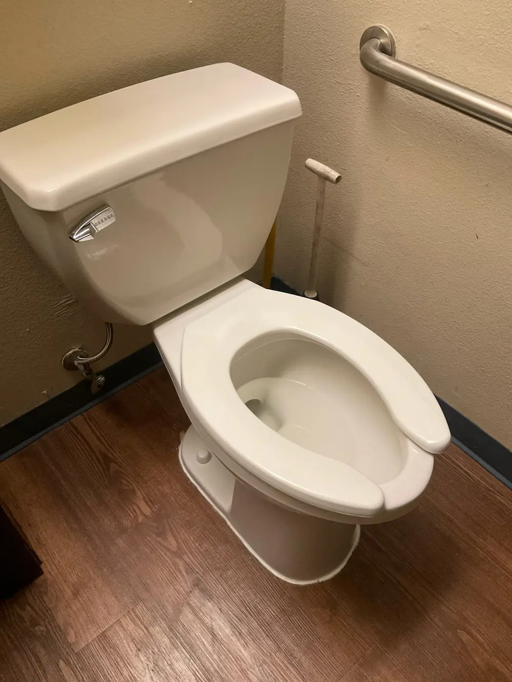 Clean, fully repaired toilet after professional plumbing service by a Hillsborough County plumber.