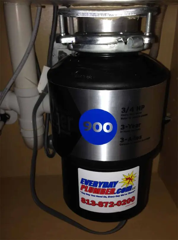garbage disposal repair and installation by Tampa plumbers