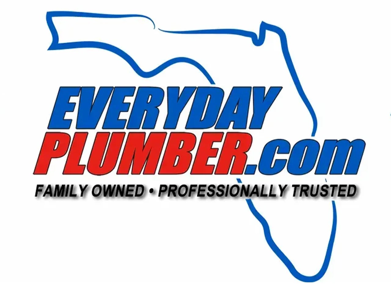 EVERYDAYPLUMBER.com logo with Florida outline; text: Family Owned • Professionally Trusted