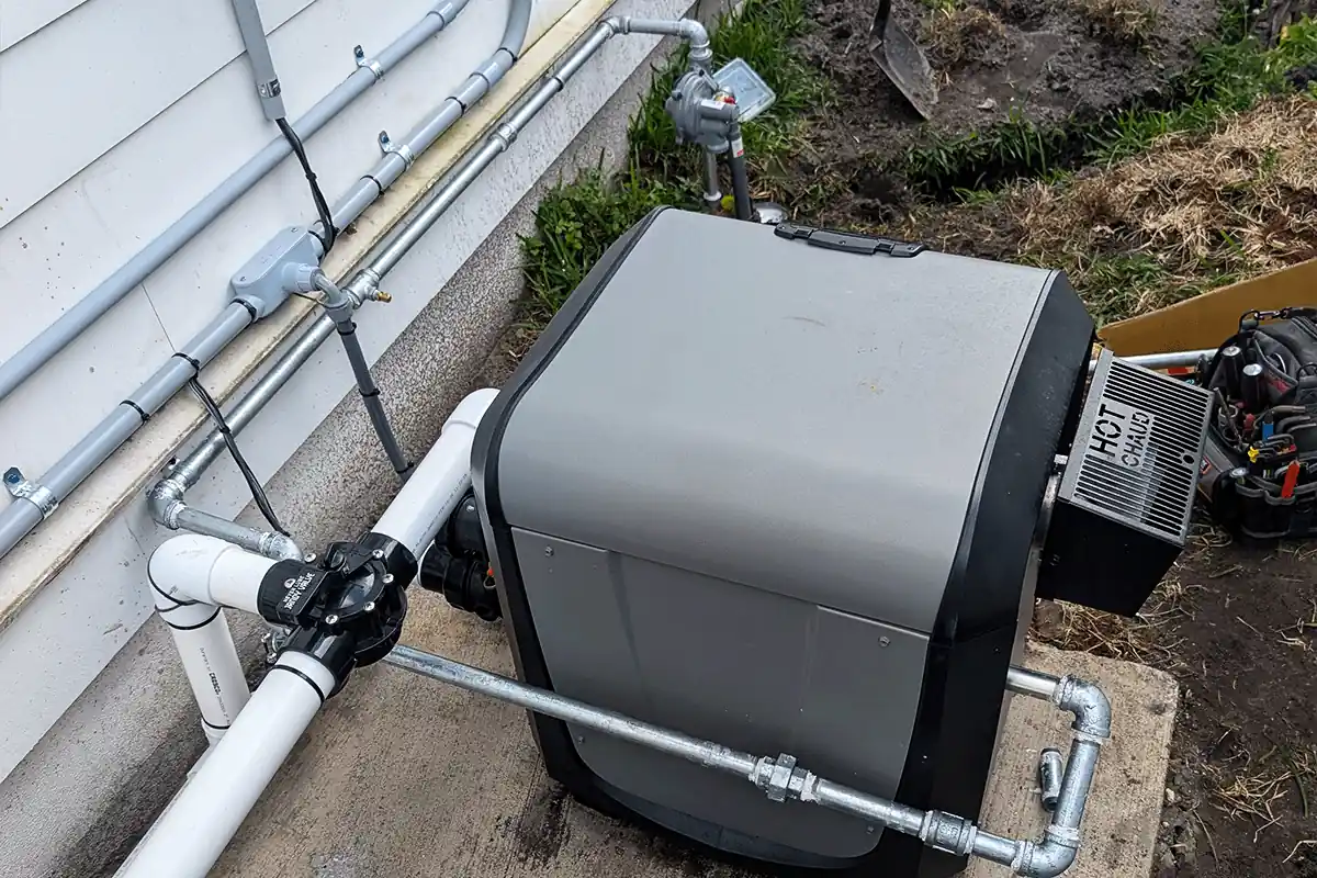 edp-gas-appliance-connection-complete-2026 Completed gas line connection to a newly installed appliance — quality gas plumbing installation — EVERYDAYPLUMBER.com Tampa